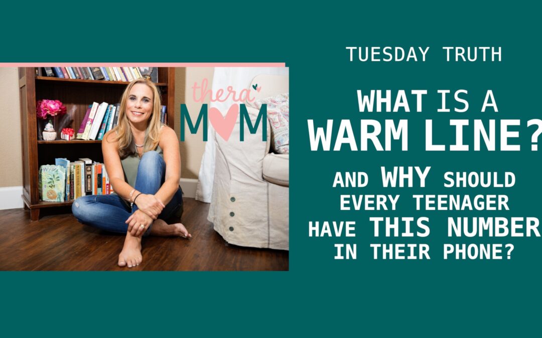What is a Warm Line & Why Should Every Teenager Have This Number In Their Phone?