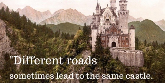 Different Roads Lead To the Same Castle
