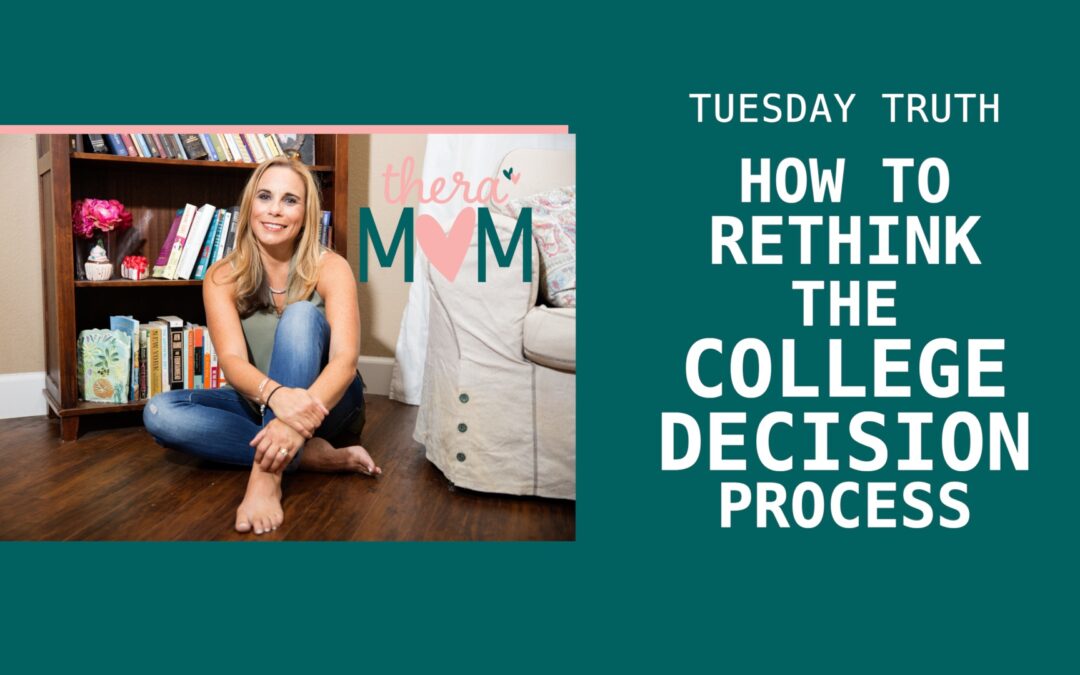 How To Rethink The College Decision Process